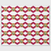 Flagge des US-Bundesstaates Florida Geschenkpapier (Flach)