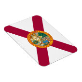 Flagge des US-Bundesstaates Florida Magnet (Rechte Seite)