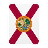 Flagge des US-Bundesstaates Florida Magnet (Vertikal)