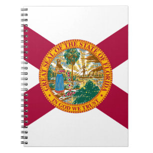 Flagge des US-Bundesstaates Florida Notizblock