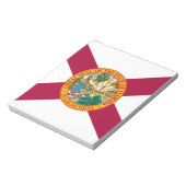 Flagge des US-Bundesstaates Florida Notizblock (Rotiert)