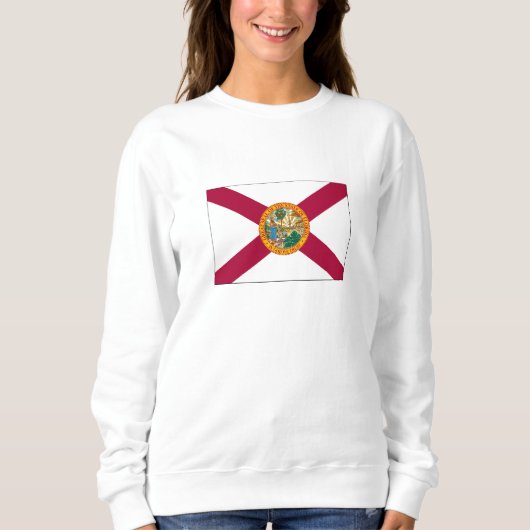 Flagge des US-Bundesstaates Florida Sweatshirt (Vorderseite)