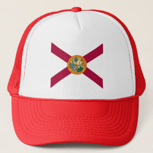 Flagge des US-Bundesstaates Florida Truckerkappe