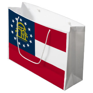 Flagge des US-Bundesstaates Georgia Große Geschenktüte