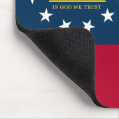 Flagge des US-Bundesstaates Georgia Mousepad (Ecke)