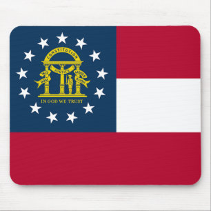 Flagge des US-Bundesstaates Georgia Mousepad