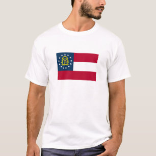 Flagge des US-Bundesstaates Georgia T-Shirt