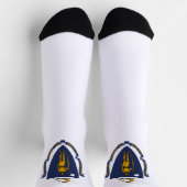 Flagge des US-Bundesstaates Massachusetts Socken (Oben)