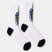 Flagge des US-Bundesstaates Massachusetts Socken (Rechts)