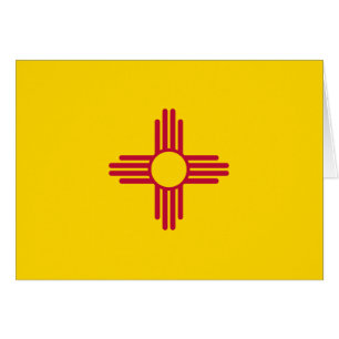 Flagge des US-Bundesstaates New Mexico