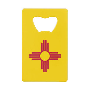 Flagge des US-Bundesstaates New Mexico Geldbeutel Flaschenöffner
