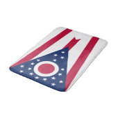 Flagge des US-Bundesstaates Ohio Badematte (Schrägansicht)