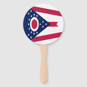 Flagge des US-Bundesstaates Ohio Fächer