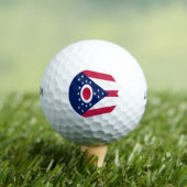 Flagge des US-Bundesstaates Ohio Golfball (Insitu T-Shirt)