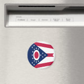 Flagge des US-Bundesstaates Ohio Magnet (In Situ (Geschirrspüler))