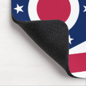 Flagge des US-Bundesstaates Ohio Mousepad (Ecke)