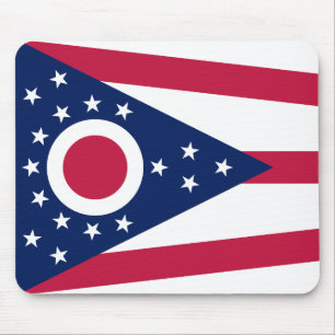 Flagge des US-Bundesstaates Ohio Mousepad