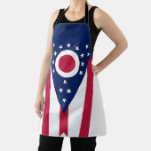 Flagge des US-Bundesstaates Ohio Schürze (InSitu)