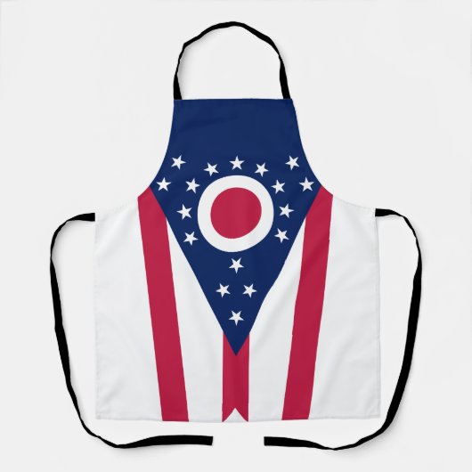 Flagge des US-Bundesstaates Ohio Schürze (Vorderseite)