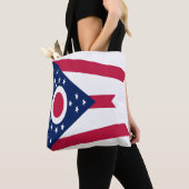 Flagge des US-Bundesstaates Ohio Tasche (Von Nahem)