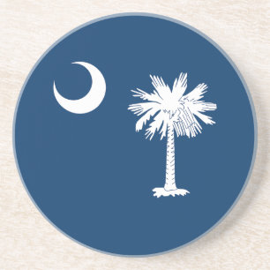 Flagge des US-Bundesstaates South Carolina Getränkeuntersetzer