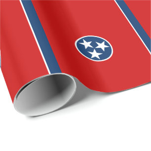 Flagge des US-Bundesstaates Tennessee Geschenkpapier