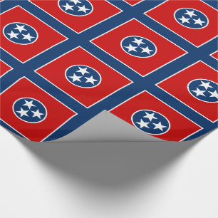 Flagge des US-Bundesstaates Tennessee Geschenkpapier