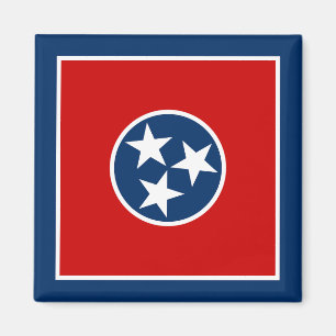 Flagge des US-Bundesstaates Tennessee Magnet
