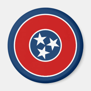 Flagge des US-Bundesstaates Tennessee Magnet