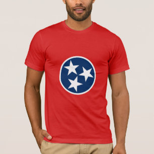 Flagge des US-Bundesstaates Tennessee T-Shirt