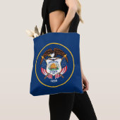 Flagge des US-Bundesstaates Utah Tasche (Von Nahem)
