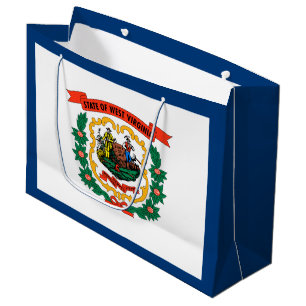 Flagge des US-Bundesstaates West Virginia Große Geschenktüte