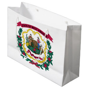Flagge des US-Bundesstaates West Virginia Große Geschenktüte