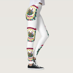 Flagge des US-Bundesstaates West Virginia Leggings