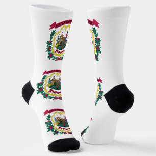 Flagge des US-Bundesstaates West Virginia Socken