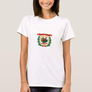 Flagge des US-Bundesstaates West Virginia T-Shirt