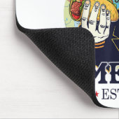 Flagge des US-Vintagen Amerikas 2025 Mousepad (Ecke)