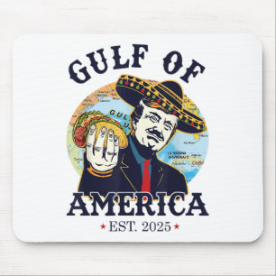 Flagge des US-Vintagen Amerikas 2025 Mousepad