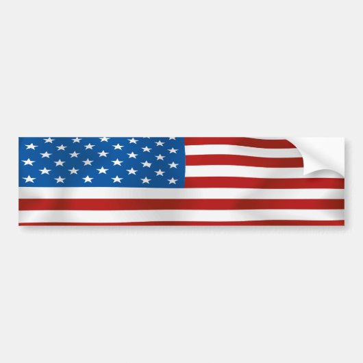 Flagge des USA Autoaufkleber (Vorne)