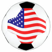 Flagge des USA - Ihre Ideen Fußball (Vorderseite)