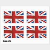 Flagge des Vereinigten Königreichs #2 Rechteckiger Aufkleber (Blatt)