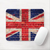 Flagge des Vereinigten Königreichs auf einem Mouse Mousepad (Mit Mouse)