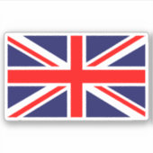Flagge des Vereinigten Königreichs Aufkleber (Vorderseite)