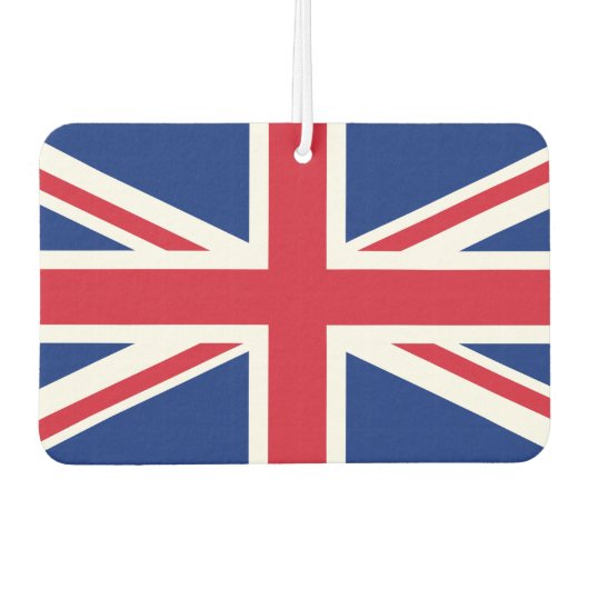 Flagge des Vereinigten Königreichs Autolufterfrischer (Vorderseite)