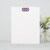 Flagge des Vereinigten Königreichs Briefbogen (Stehend Vorderseite)