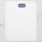 Flagge des Vereinigten Königreichs Briefbogen (Vorne/Hinten)