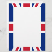 Flagge des Vereinigten Königreichs Briefkopf (Vorne/Hinten)