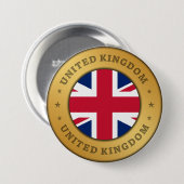 Flagge des Vereinigten Königreichs Button (Vorne & Hinten)