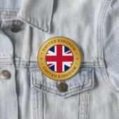 Flagge des Vereinigten Königreichs Button (Beispiel)