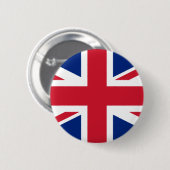 Flagge des Vereinigten Königreichs Button (Vorne & Hinten)